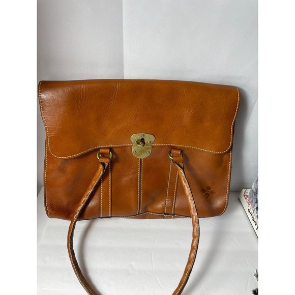 Patricia Nash Vienna Tan leather bag purse - Picture 1 of 7